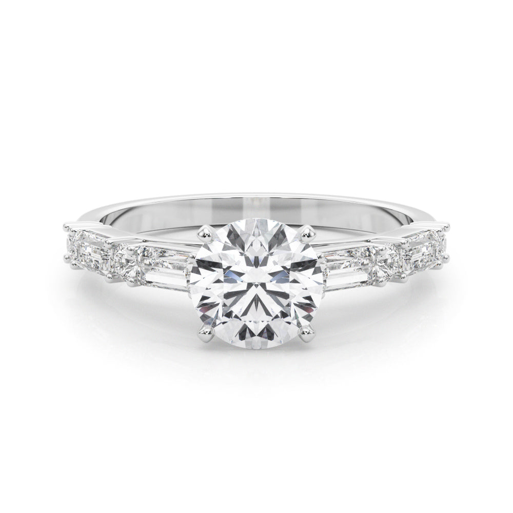 Mimosa Engagement Engagement Ring - On Set