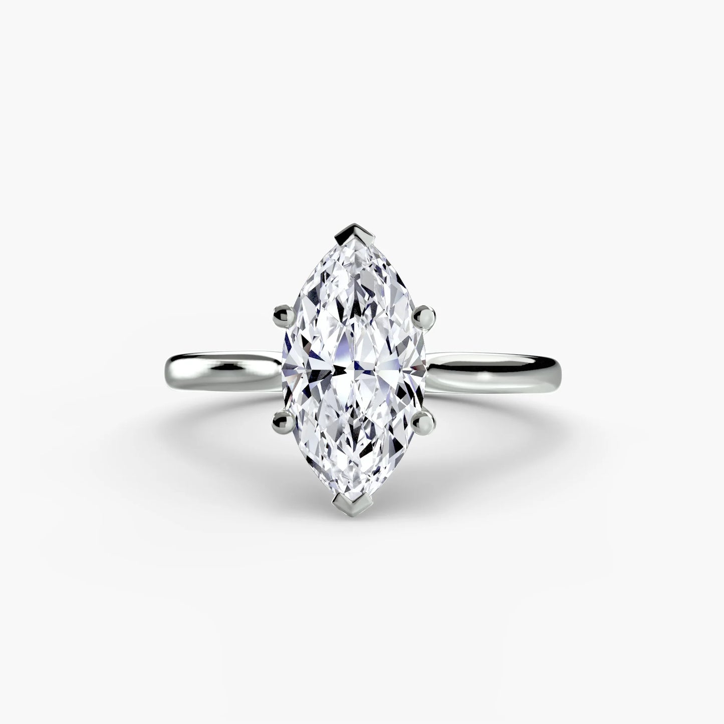 Custom Marquise Engagement Ring
