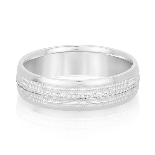 Heritage Milgrain Band