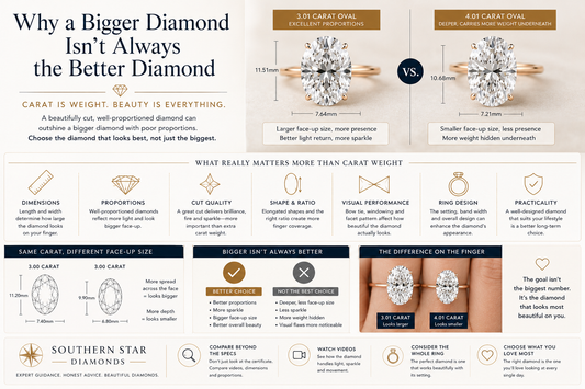 Why a Bigger Diamond Isn't Always the Better Diamond