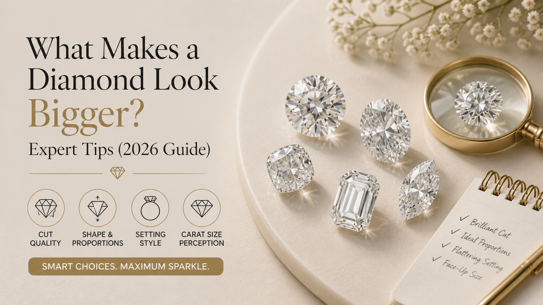 What Makes a Diamond Look Bigger? Expert Tips (2026 Guide)