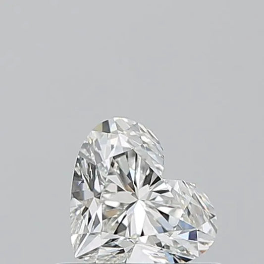 0.50ct Heart Natural Diamond (Colour J, Clarity VVS2, GIA Certified)