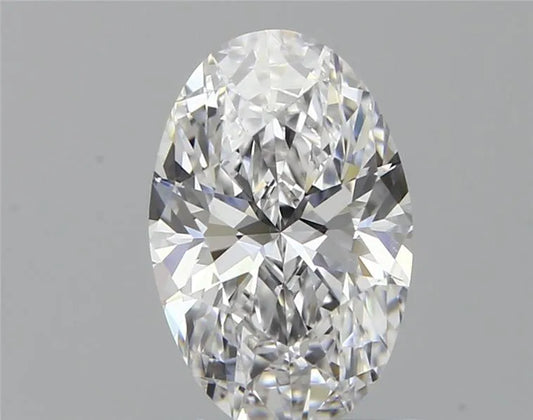 0.63ct Oval Natural Diamond (Colour D, Clarity FL, GIA Certified)
