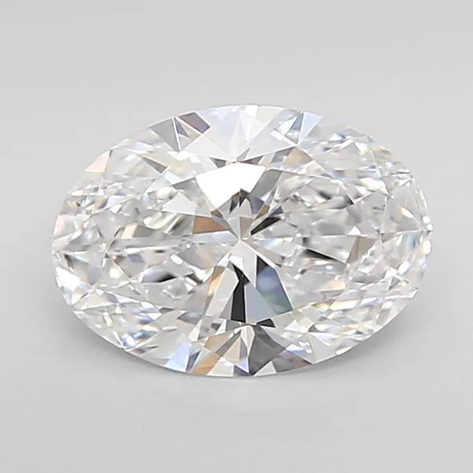 1.88ct Oval Lab Grown Diamond (Colour D, Clarity IF, Cut EX, IGI Certified)