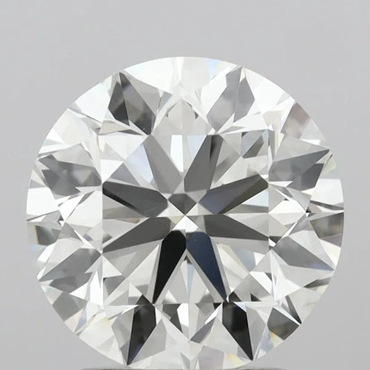 1.90ct Round Natural Diamond (Colour H, Clarity VS2, Cut EX, IGI Certified)