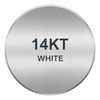 14K White