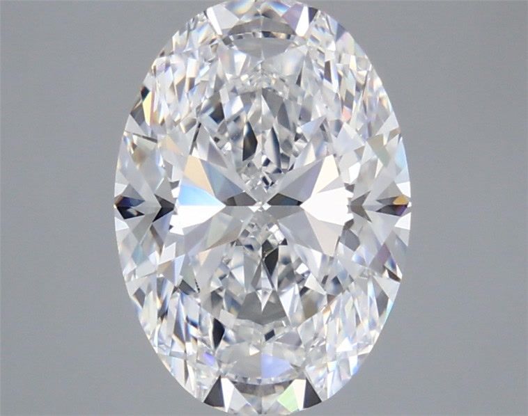 Custom Dual Tone Oval Cathedral Engagement Ring