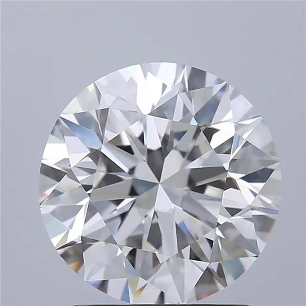 2.00ct Round Lab Grown Diamond (Colour D, Clarity VVS2, Cut EX, IGI Certified)