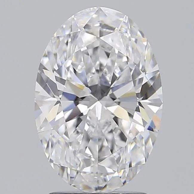 2.04ct Oval Lab Grown Diamond (Colour D, Clarity IF, IGI Certified)
