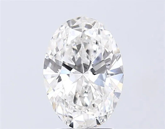 2.04ct Oval Lab Grown Diamond (Colour E, Clarity VVS2, IGI Certified)