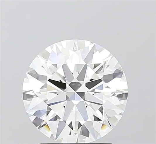 2.07ct Round Lab Grown Diamond (Colour E, Clarity VVS1, Cut ID, IGI Certified)