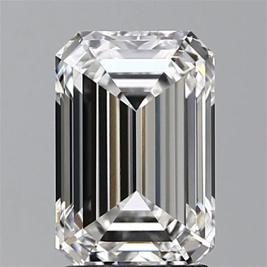 2.54ct Emerald Lab Grown Diamond (Colour E, Clarity VVS1, IGI Certified)