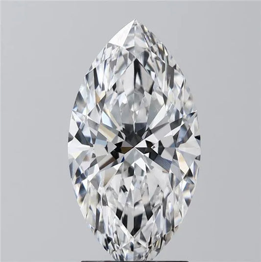 2.55ct Marquise Lab Grown Diamond (Colour D, Clarity VVS2, IGI Certified)