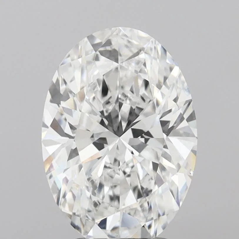 3.01ct Oval Lab Grown Diamond (Colour E, Clarity VVS1, IGI Certified)