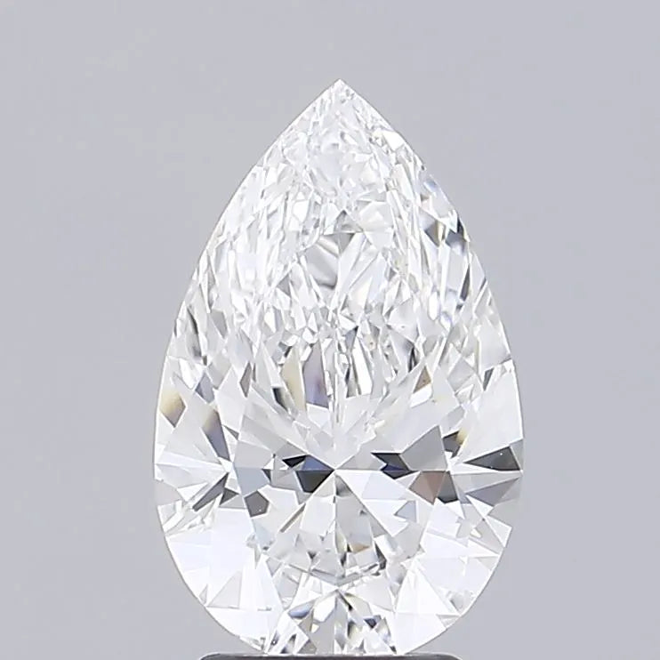 3.08ct Pear Lab Grown Diamond (Colour E, Clarity VVS2, Cut EX, IGI Certified)