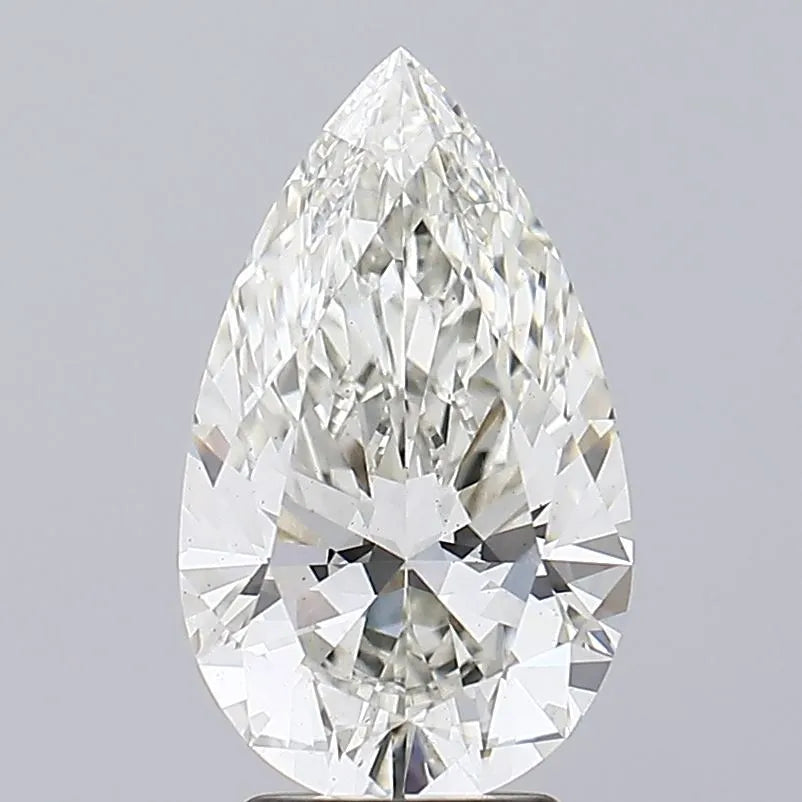 3.54ct Pear Lab Grown Diamond (Colour I, Clarity VS2, IGI Certified)