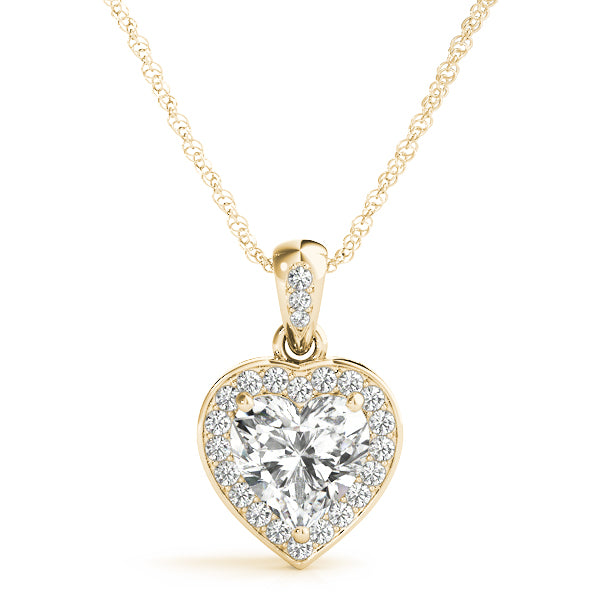Heart Shaped Halo Pendant | Southern Star Diamonds