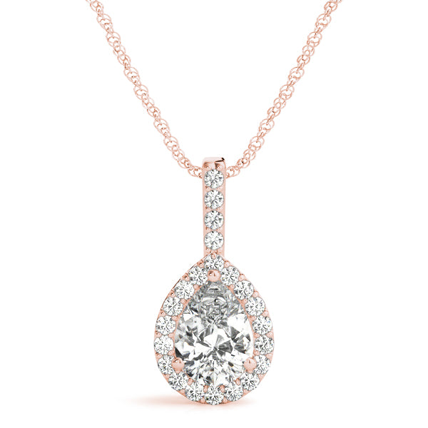 Norrie Halo Pendant, product view 2 | Southern Star Diamonds