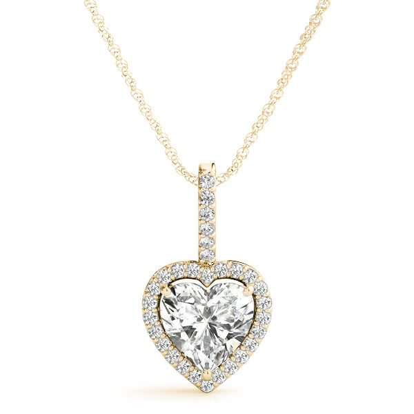 Heart Shape Halo Pendant | Southern Star Diamonds