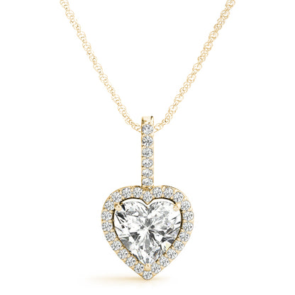 Heart Shape Halo Pendant | Southern Star Diamonds