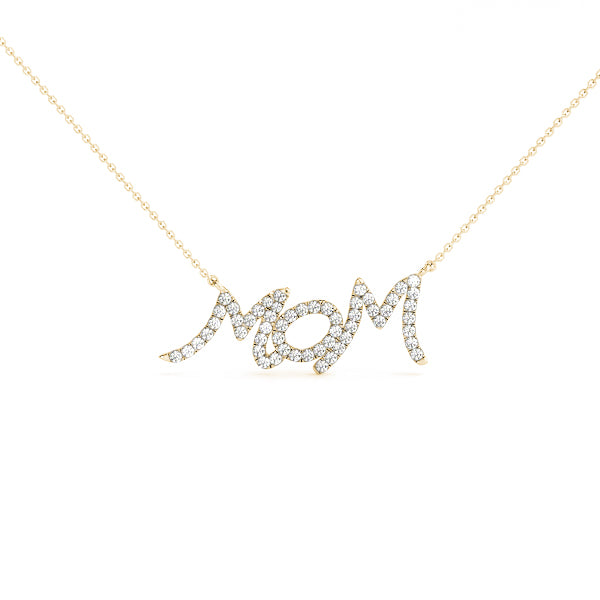 Mom Script Diamond Pendant | Southern Star Diamonds