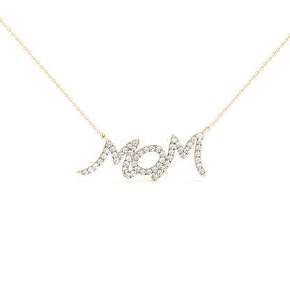 Mom Script Diamond Pendant | Southern Star Diamonds