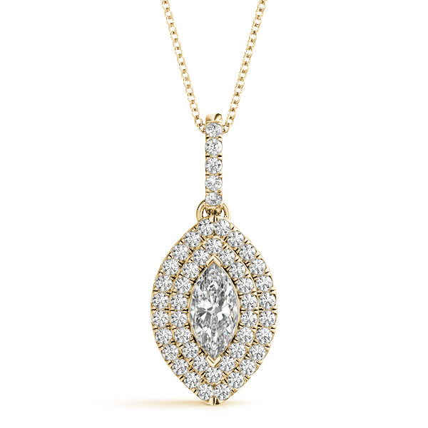 Viola Marquise Halo Pendant | Southern Star Diamonds