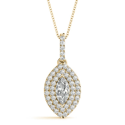 Viola Marquise Halo Pendant | Southern Star Diamonds