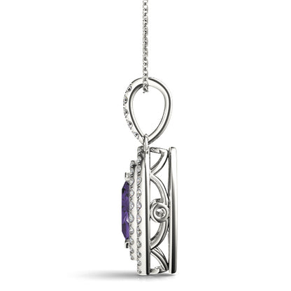 Pendants Marquise 7x3.5 Double Halo