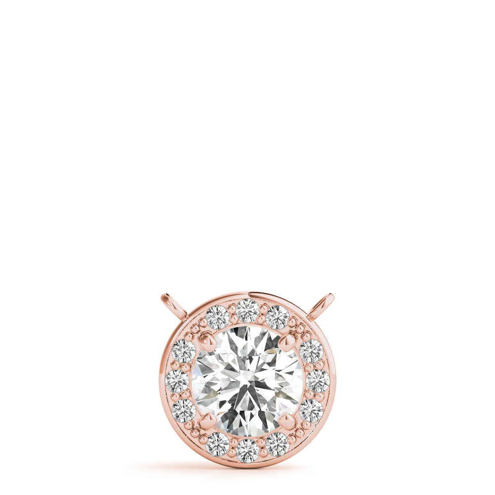 Round Halo Pendant