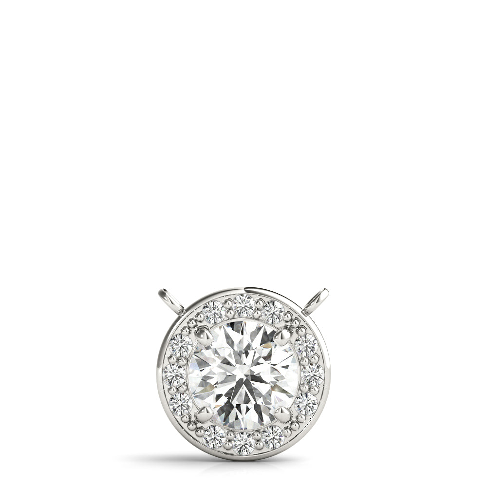 Round Halo Pendant