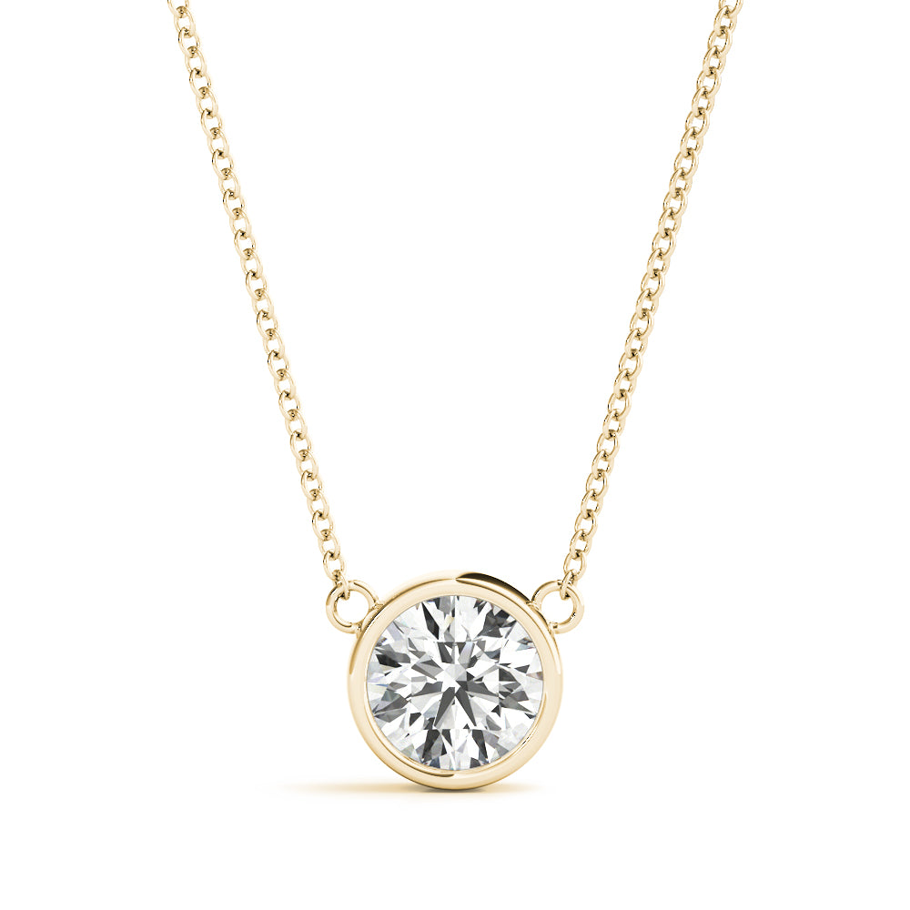 Solitaire Bezel Set Diamond Pendant | Southern Star Diamonds