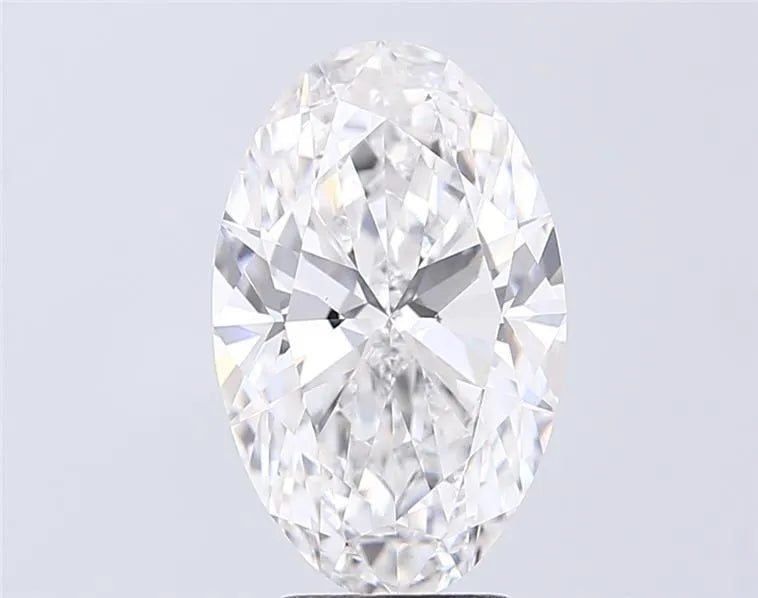 4.01ct Oval Lab Grown Diamond (Colour D, Clarity VVS2, IGI Certified)