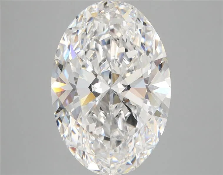 4.10ct Oval Lab Grown Diamond (Colour D, Clarity VVS2, IGI Certified)