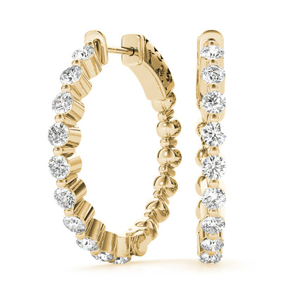 Blackman Hoop Earrings | Southern Star Diamonds