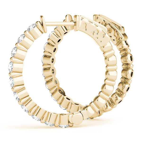 Earrings Hoop Earrings Vault Lock