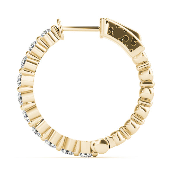 Earrings Hoop Earrings Vault Lock