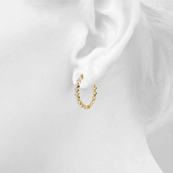 Earrings Hoop Earrings Vault Lock