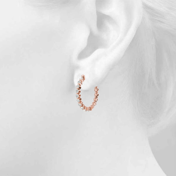 Earrings Hoop Earrings Vault Lock