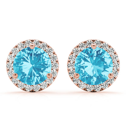 Martini Halo Earrings