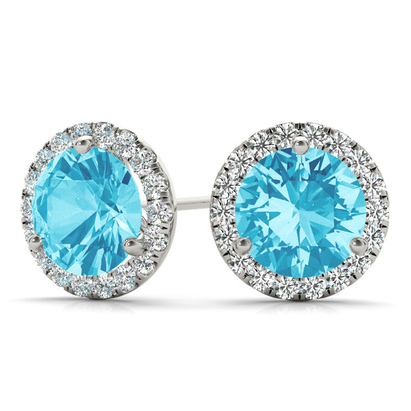 Martini Halo Earrings