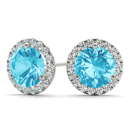 Martini Halo Earrings