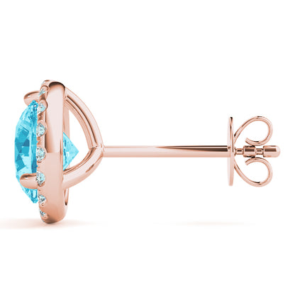 Martini Halo Earrings