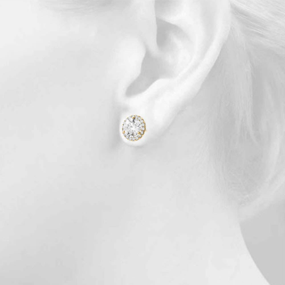 Martini Halo Earrings