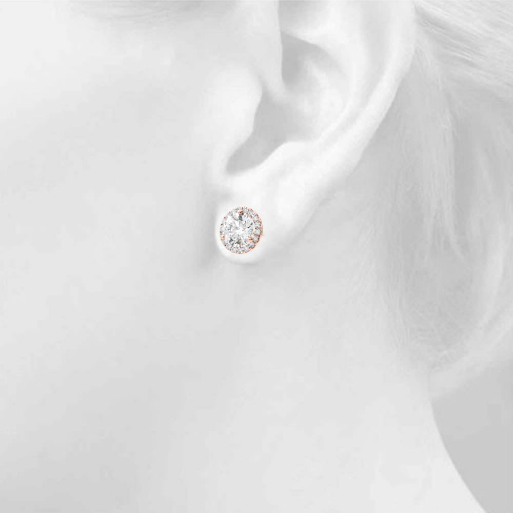 Martini Halo Earrings