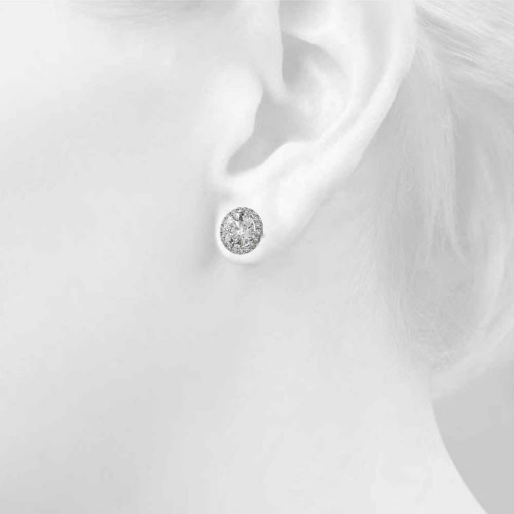Martini Halo Earrings