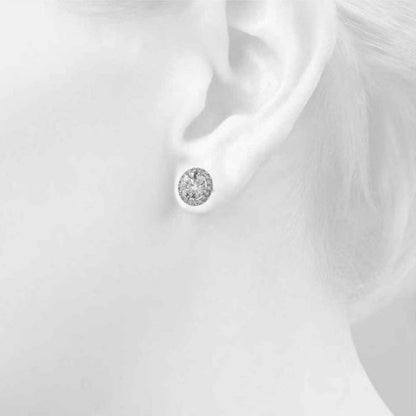 Martini Halo Earrings