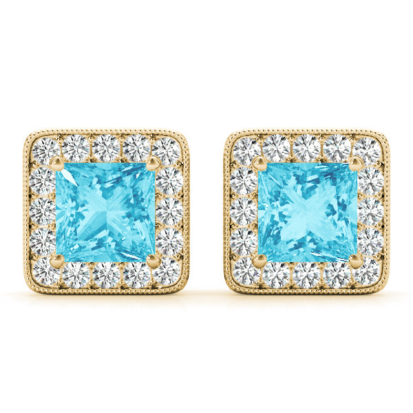 Dupain Halo Earrings, product view 3 | Southern Star Diamonds