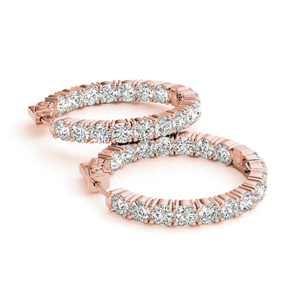 .8 Inch 4 Prong Round Hoop