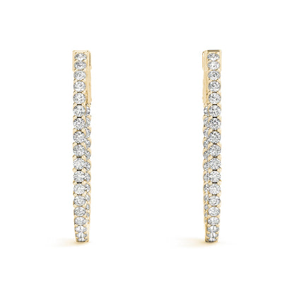1.2 Inch Lucida Oval Hoop